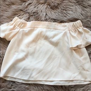 Topshop off the shoulder blouse